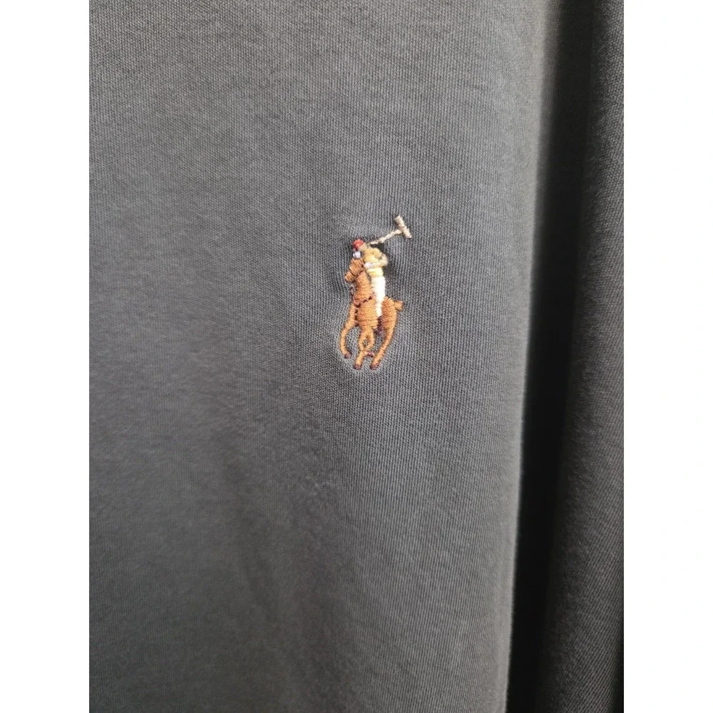 Polo Ralph Lauren Shirt Mens 4XB Polo Pima Soft Cotton Flesh Pony Olive
